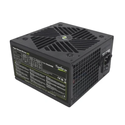 Imagen de Tecnoware Fuente de Alimentación ATX Hyper Stream Bronze 400W para PC avanzados equipados con NVIDIA GeForce GTX RTX, Ventilador Silencioso, Conectores PCI E, CPU 4+4, SATA, Molex