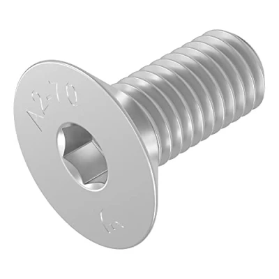 Imagen de Tornillo avellanado SECCARO M6 x 14 mm, acero inoxidable V2A VA A2, DIN 7991 / ISO 10642, hexágono interior, 20 piezas