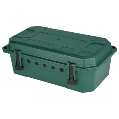Imagen de Electraline 300180 Caja de protección para conexiones eléctricas exteriores impermeable con IP54 5 salidas cables (de 7,5 mm a 12,4 mm), Dimensión 390x228x138