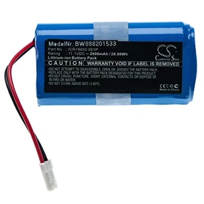 Imagen de vhbw Batería Compatible con Ecovacs CEN250, ML009, V700 aspiradora, Robot de Limpieza (2600mAh, 11,1V, Li Ion)