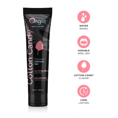 Imagen de Lubricante sabor algodón azúcar 100 ml de Orgie