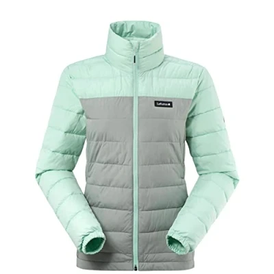 Imagen de Lafuma Access Loft Jkt W Chaqueta Softshell para Mujer Hidrófuga y Cortavientos Senderismo, Trekking, Día a Verde/Gris