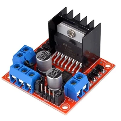Imagen de Fasizi Mini motor paso a Drive controlador Junta módulo L298N doble H puente DC para Arduino Smart Car Robot
