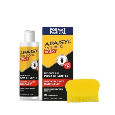 Imagen de MERCK Apaisyl Xpert 100% Radical Poux et Lentes 200 ml
