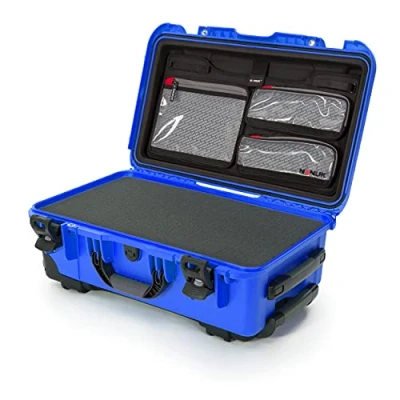Imagen de Nanuk 935 Funda rígida Impermeable con Ruedas, Espuma en Cubos y Organizador de Tapa, Color Azul