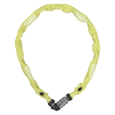 Imagen de ABUS candado de cadena 1200 Web combinación acero especial nivel seguridad 2 60 cm amarillo/verde