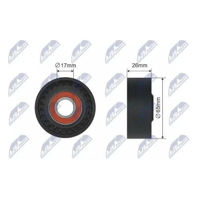 Imagen de Polea tensora, correa trapezoidal NTY RNK ME 034