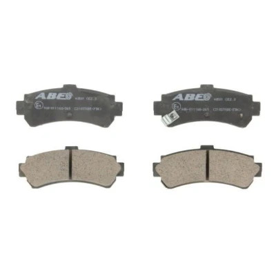 Imagen de ABE C21037ABE Juego de pastillas freno Eje trasero con avisador acústico desgaste NISSAN: ALMERA 1, 1 Hatchback