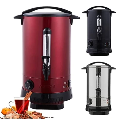 Imagen de Arebos Cocina eléctrica para Vino Caliente 950 W 8,8 L Hervidor Dispensador de Bebidas Calientes con grifo salida termostato y protección contra sobrecalentamiento