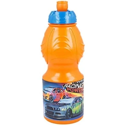 Imagen de ALMACENESADAN, 4940, Pack vuelta al cole, regalo navidad; compuesto por Botella sport 400ml multicolor, producto reutilizable, sin BPA; de la licencia (coches)