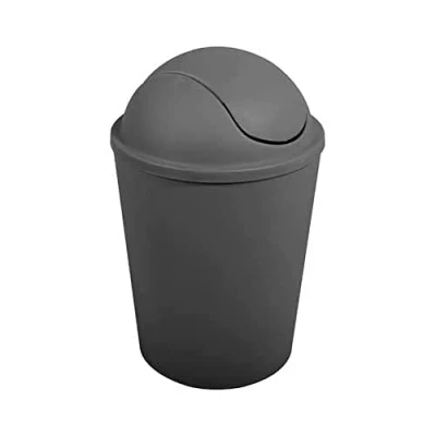 Imagen de MSV Cubo de basura ako 5,5l con tapa abatible gris, 5,5 L