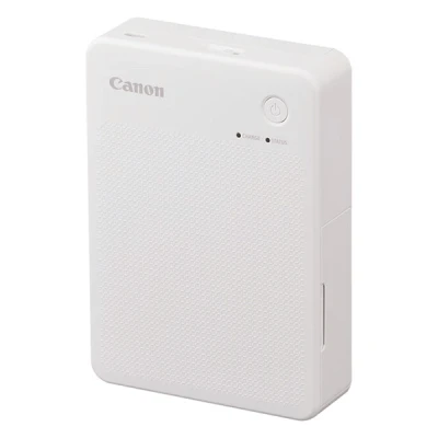 Imagen de Canon Impresora de Fotos portátil SELPHY QX20, para Imprimir por conexión Wi Fi Desde tu Dispositivo. Sublimación Tinta, 2 tamaños Impresiones con Dorso Autoadhesivo y Carga USB C Blanco