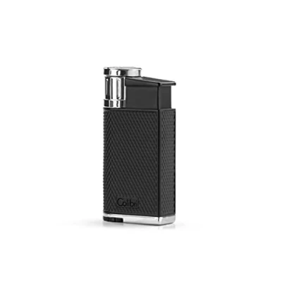 Imagen de Mechero Encendedor Colibri Evo en metal llama Jet a prueba de viento, para cigarrillos y puros. Recargable. Funciona con gas butano (no incluido). Se envía estuche regalo. Dos años garantía.