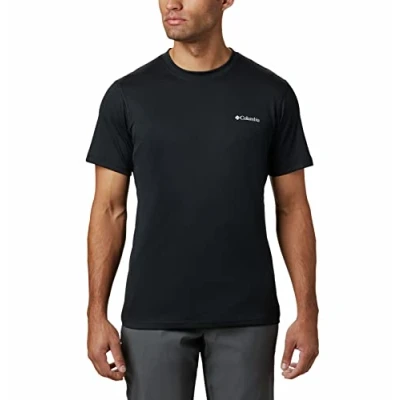 Imagen de Columbia RULES Short Sleeve Camiseta deportiva, Hombre, Talla: Small, Black