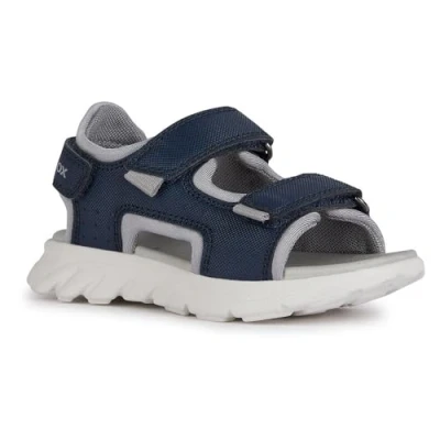 Imagen de Geox Airadyum Sandalias de senderismo para niños, Talla: 31, Navy red Zapatos