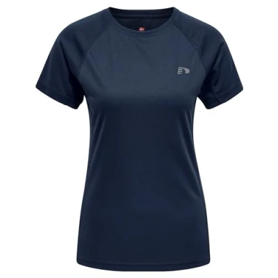 Imagen de newline Women Core Running T Shirt S/S Camiseta, Mujer, Black Iris, L