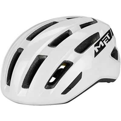 Imagen de MET Casco MEILES MIPS Brillo/L 58 61, Adultos Unisex, Blanco (Blanco), m l