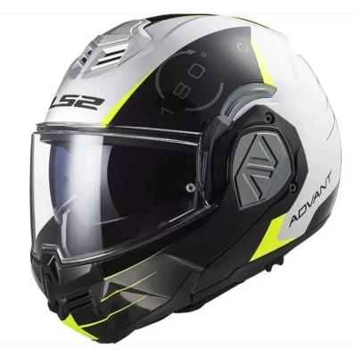 Imagen de LS2, Casco Moto Modular ADVANT Codex White Black, XL