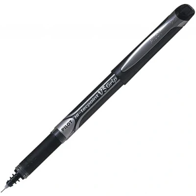 Imagen de Pilot Hi Tecpoint V5 Grip Bolígrafo Roller Tinta Liquida Negro Punto Fino (Caja 12 unidades)