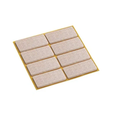 Imagen de Metafranc 644856 TopSoft Protectores de fieltro para muebles y sillas (autoadhesivos, unidades), color beige, 20 x 40 mm (8 Stück)