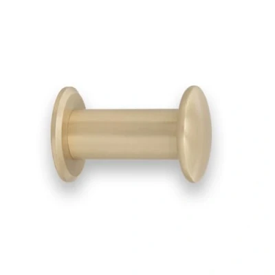 Imagen de EVI Herrajes Percha de Baño Colgador Pared Latón Acabado Mate Para Colgar Ropa, Abrigos o Toallas Toallero con Tornillo Invisible 188CBLMT