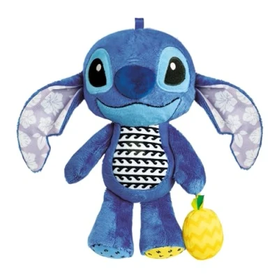 Imagen de Clementoni Peluche Disney Stitch Blandito De Colorado, Recièn Nacidos Estimulaciòn Multisensoriàl, Desarrollo Percepción Tactil y Psicomotricidad Fina, Juguete Bebé 3 36 Meses, 17918