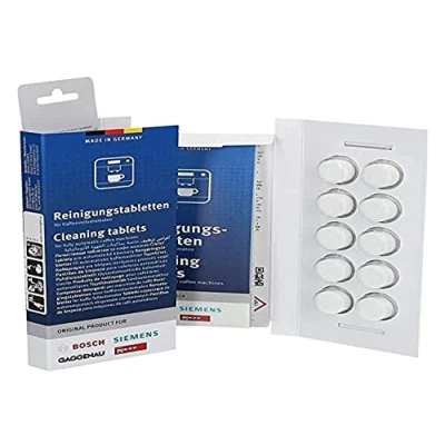 Imagen de pastillas de limpieza apto para todas las cafeteras y termos, contenido: 10