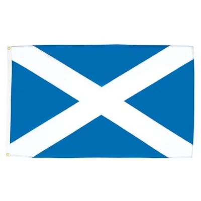 Imagen de AZ FLAG Bandera Escocia 90x60 cm Escocésesa 100% Poliéster Con Ojales de Metal integrados 50g Colores Vivos Y Resistente A La Decoloración