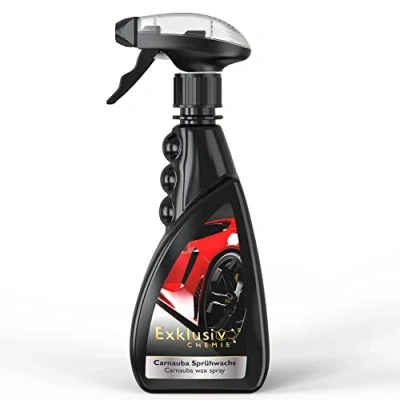 Imagen de Exklusiv Chemie® cera en aerosol Carnauba para automóviles Abrillantador de coches dar brillo y protección Pulido alto Sellador 500 ml