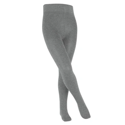 Imagen de FALKE Family K TI algodón sostenible gruesa unicolor 1 pieza, Pantimedias Unisex niños, Gris (Light Grey Melange 3390) nuevo ecológico, 98 104
