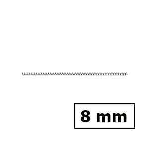 Imagen de GBC ESP915108 Espiral metálica paso 5:1 8 mm (caja 100) color negro