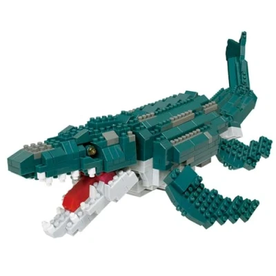 Imagen de nanoblock Dinosaurios Edición Deluxe Mosasaurus, kit de construcción avanzado la serie Hobby