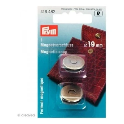 Imagen de Prym 416482 Magnetic Clasp 19 mm Antique Brass Quebrar, Metal, Bronce, One Size