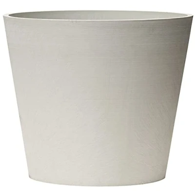 Imagen de Art Plast Nova Vita línea Leonardo Maceta Tipo Cono truncado Ø 15 cm, Blanco