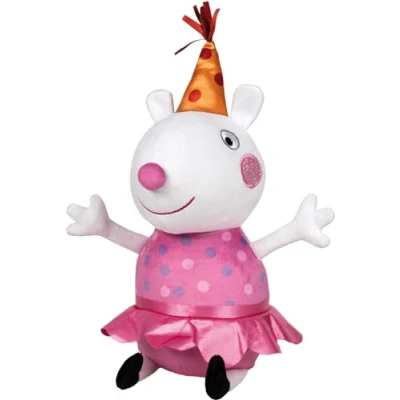 Imagen de Schmidt Spiele 42832 Peppa Pig, Luzy Locke, Party, 38 cm Plüschfigur Peluche, Multicolor