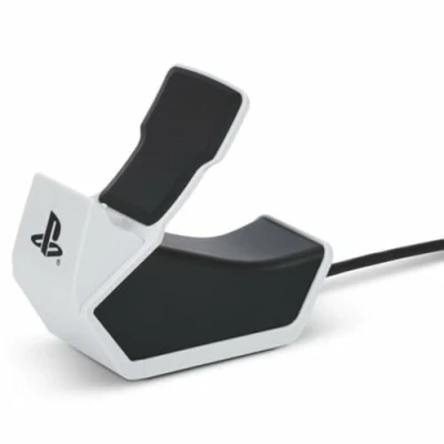Imagen de Estación de Carga Solo PowerA para Control inalámbrico DualSense: Blanco, del Mando DualSense, Carga, Sony Playstation, PS5, con Licencia Oficial