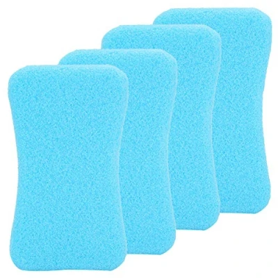 Imagen de Piedra Pómez para Callos en los Pies, Pelar Callos, Cuidado de Pies Piel Dura Quitar Depurador Pedicura, Manos Cuerpo 4 Piezas(azul)