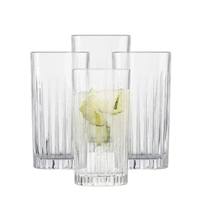 Imagen de Schott Zwiesel Vasos de cristal Stage (juego 4 unidades) para bebidas largas con relieve, aptos lavavajillas, (número referencia 121880)