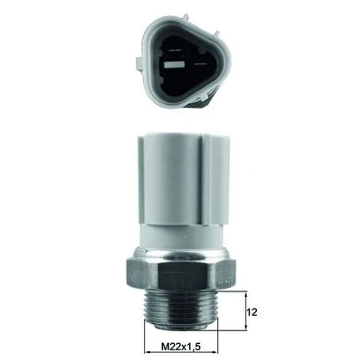Imagen de MAHLE ORIGINAL TSW 57 Interruptor de temperatura, ventilador del radiador M22x1.5 con junta SEAT: Ibiza 3, Leon I Hatchback, 4