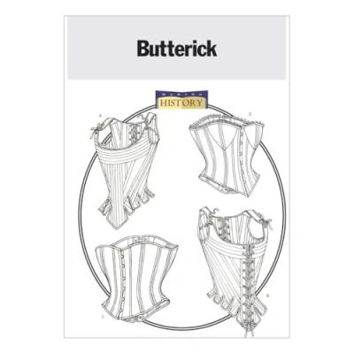 Imagen de Butterick Patrones, algodón y Metal, Blanco, 12 14 16