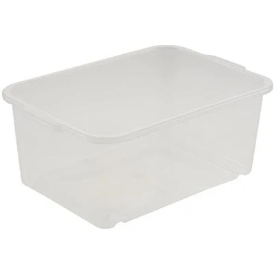 Imagen de keeeper Caja de almacenaje, Plástico resistente (PP), 2,8 l, 25 x 17 10 cm, Wilma, Transparente neutro, l