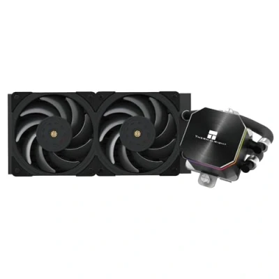 Imagen de Thermalright Frozen Edge 240 Enfriador de agua para CPU líquido, color negro con ventilador PWM 120 mm, disipador integrado AMD/AM4/AM5, Intel 1700/1150/1151/1200/2011