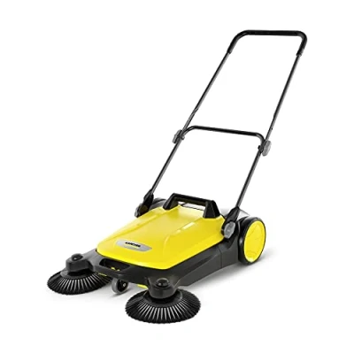 Imagen de Kärcher S 4 Twin Barredora Manual con dos Cepillos Laterales, 2.400 m²/h, depósito 20 L (1.766 360.0)