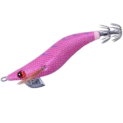 Imagen de YAMASHITA Egi Señuelo de pesca 2.5, 10 g, Dropper Pink Eging, melocotón calamar, sepia y pulpo