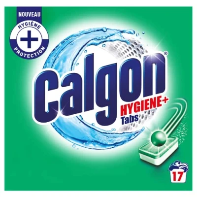 Imagen de Calgon Pastilles Anticalcaire Nettoyant Lave Linge Hygiène Plus 17 Tablettes