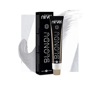 Imagen de Nirvel Crema Colorante Permanente Artx Blond U 100mL Superaclarantes, Color Matizador M 11 Ice