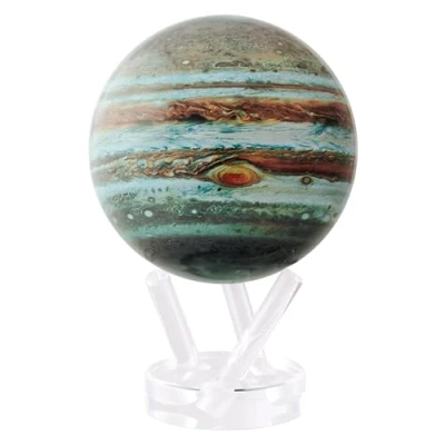 Imagen de MOVA Globe Júpiter de la serie del espacio exterior 8.5&quot; con base, globo giratorio energía solar, regalo único y decoración hogar o escritorio para hombres, mujeres, niños