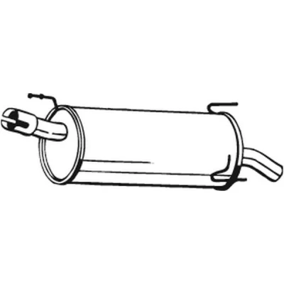 Imagen de BOSAL 185 969 Silenciador trasero OPEL: Meriva A