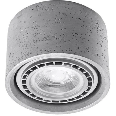 Imagen de SOLLUX lighting Soffitto calcestruzzo leggero BASE 1 L: 14, B: H: 10, GU10, dimmable
