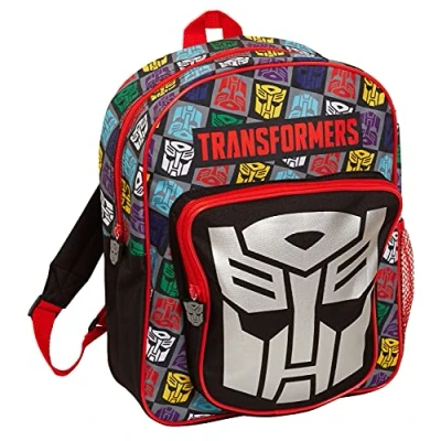 Imagen de Mochila oficial Transformers para niños de regreso a la escuela gran capacidad Autobots Bumblebee, Optimus Prime y Megatron Sports Bolsa viaje